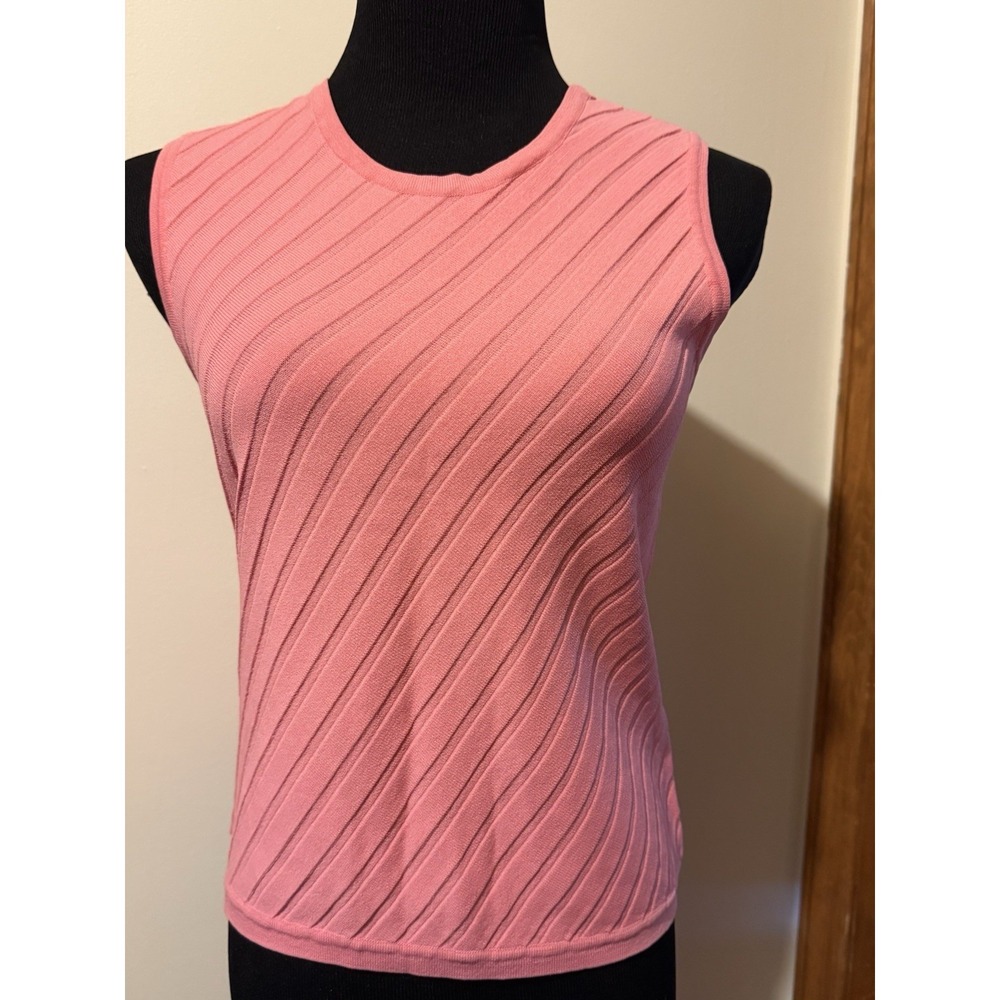 GRACE DANE LEWIS medium peach knit top